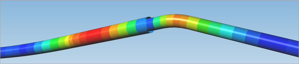Outer pipe hiding inner pipe