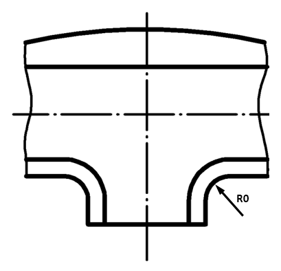 Welded tee